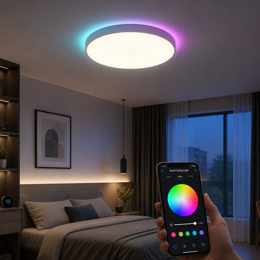 Youth Green Google Alexa Surface Mounted Led Ceiling Light