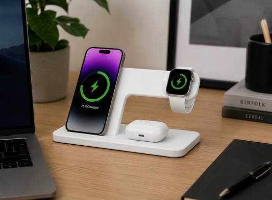 3‑in‑1 Magnetic Wireless Charger Stand