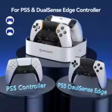 PS5 Controller Charger Station – Fast Dual Charging Dock for DualSense & DualSense Edge